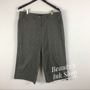 Lane Bryant Plaid Capris